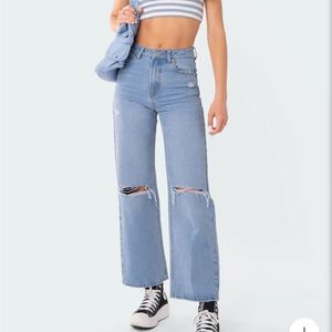 Size small high rise Edikted Jeans